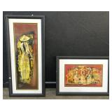 2 Framed Gakka Gallery Art Prints.
