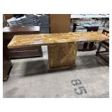 Vtg Mid Century Modern Lacquered Resin Onyx