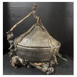 Antique African Tribal Food Container.
