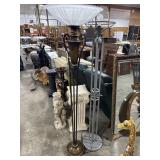 (2) Wrought Iron Floor Lamps.