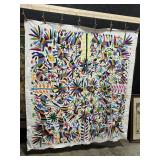 2 Hand-Embroidered Textile Wall Hangings.