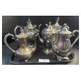 Silver Tea & Coffee Service Set.