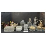 Carnival Glass, Blown Glass Horse, EAPG Glass.