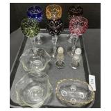 Cut-To-Clear Goblets, EAPG S&P Shakers, Bowls.