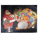 Die-Cut Christmas & Halloween Decorations.