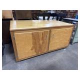 Rolling Wooden Cabinet/Workbench.