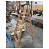 6ft Wooden Werner Ladder.