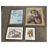 Art Prints & Oil On Canvas Portrait.