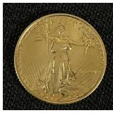 91.67% Gold American Eagle Coin.