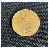 91.67% Gold American Eagle Coin.