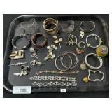 Lot Of Costume Jewelry, Bracelets, Brooches.