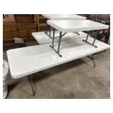 (2) LifeTime Folding Tables.