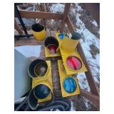 Very Good Lot of Metal Street Lights. Stop lights*