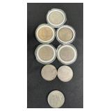 7 90% Silver Morgan Dollars, 1 90% Silver Peace