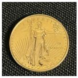 91.67% Gold American Eagle Coin.