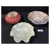 Shawnee Splatter Bowl, Pottery Bowl & Vase.