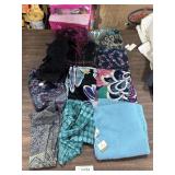 (11) Colorful Cashmere, Silky Shaws & Scarfs.