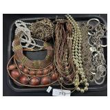 Lot Of Costume Jewelry, Necklaces.