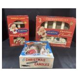 Vintage Electric Christmas Candles.