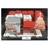 Christmas Ornaments & S&P Shaker.