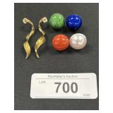 14k Gold Earrings, 18k Gold Earrings.