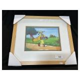 Framed Disney Goofy ï¿½How To Play Golfï¿½ Serigraph.