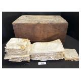 Jack Frost Sugar Crate, Sugar, Flour & Salt Bags.