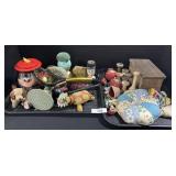 Vintage Pin Cushions & Sewing Notations.