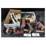 Antique Stamps, Printing Blocks, Vintage Buttons.