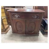 Antique Victorian Style Walnut Washstand.