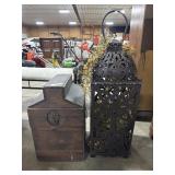 Decorative Metal Art, Primitive Carboy Carrying