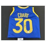 Stephen Curry Autographed Jersey.