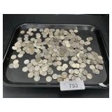 328 90% Silver Dimes & 1 90% Quarter.