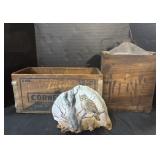 Antique Transport Container, Painter Mushroom.