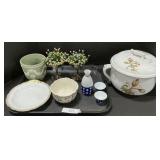 Jasperware, Porcelain, Ironstone Chamberpot.