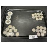 9 90% Silver Kennedy Halves, 9 90% Silver Walking