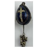 Enamel Base Metal Cross Locket.