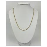 14KT Gold Rope Chain.