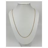 14KT Gold Fine Box Chain.