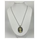 Cameo Pendant Necklace.