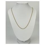 14KT Gold Woven Chain.