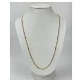 14KT Italian Gold Box Chain.