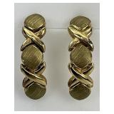 X & O Drop Earrings.