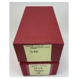 2,104 1943 Copper & Steel Wheat Pennies.