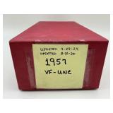 1,128 1957 Wheat Pennies.