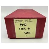 1,524 1942 Wheat Pennies.