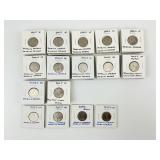 64 1990s-2010s Error Nickels.