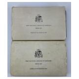 2 National Coinage Of Barbados Silver Proof Sets.