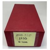 2,101 1970 Error Pennies.