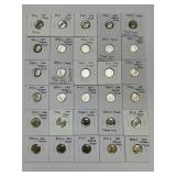 30 1961-1985 Roosevelt Dimes.